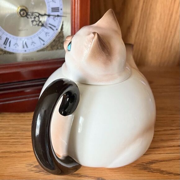 VTG Norcrest Siamese Cat Teapot - Picture 4 of 10